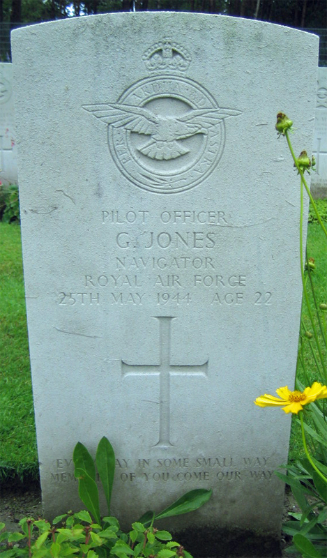 Sgt Gwynfor Jones<br/><br /><br />died May 25th, 1944 - 582 Sqdn.